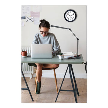 Alera® Adjustable Led Desk Lamp, 3.25"w X 6"d X 21.5"h, Black freeshipping - TVN Wholesale